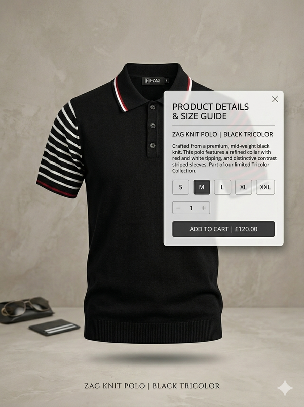 Knited polo Tshirt for men