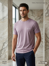 Crew Neck Tshirt for Men Lavender
