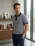 Knited polo Tshirt Navy/white
