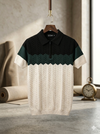 Knited polo Tshirt for men Green/white