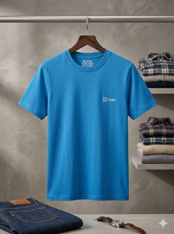 Crew Neck Tshirt Royal Blue